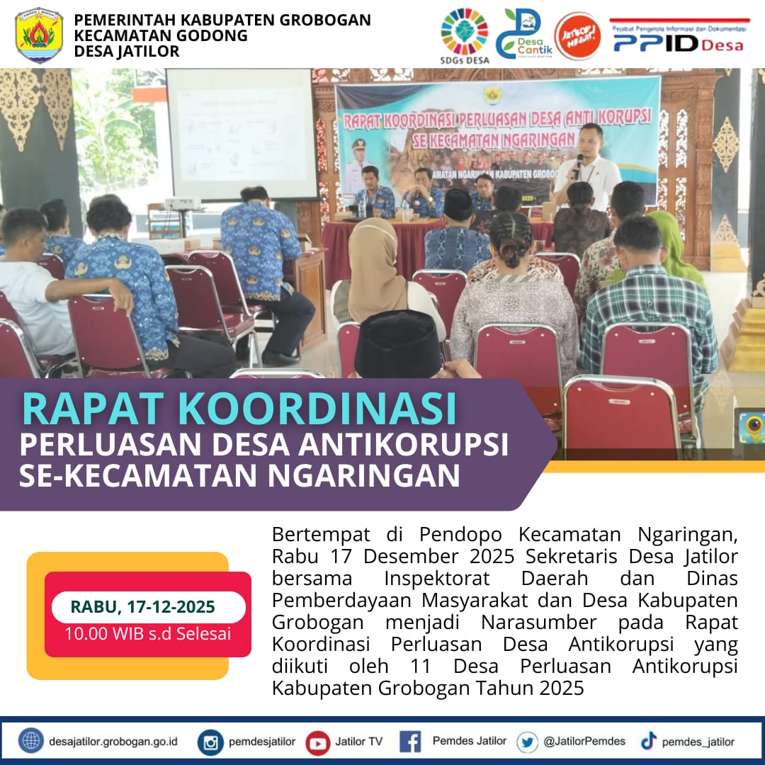 2025 Rakor Perluasan Desa Ankor Kec Ngaringan