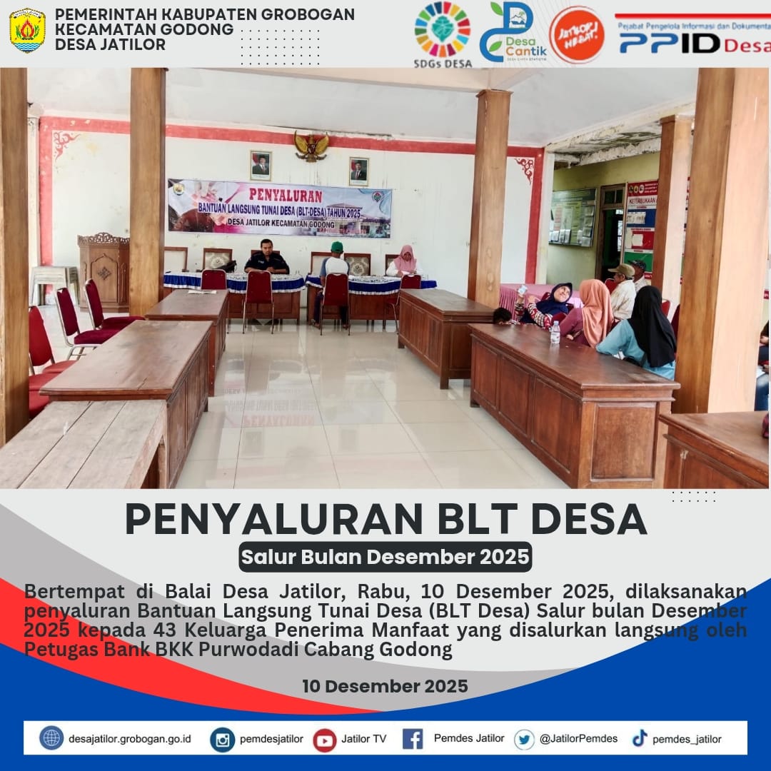 BLT Desa Salur Desember 2025