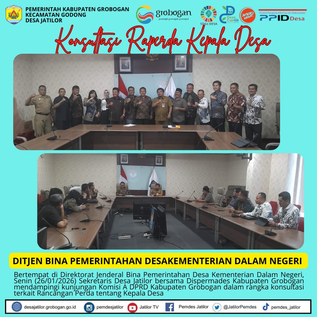 Konsultasi Raperda Kades ke Ditjen BIna pemdes Kemendagri