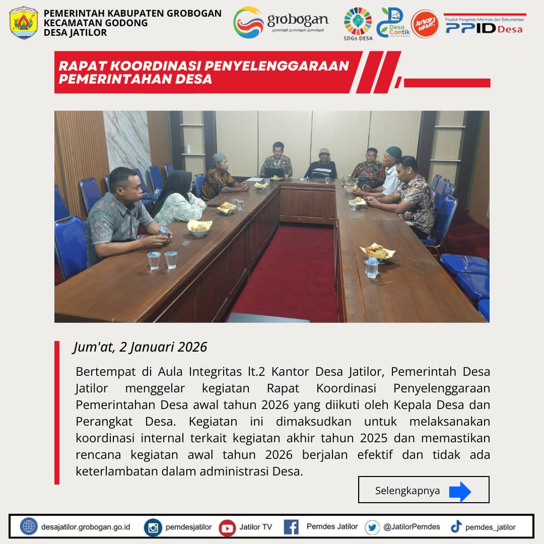 Dok Rakor awal tahun 2026