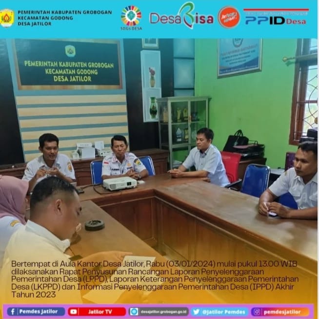 Rapat Penyusunan Laporan Kades Akhir tahun 2023