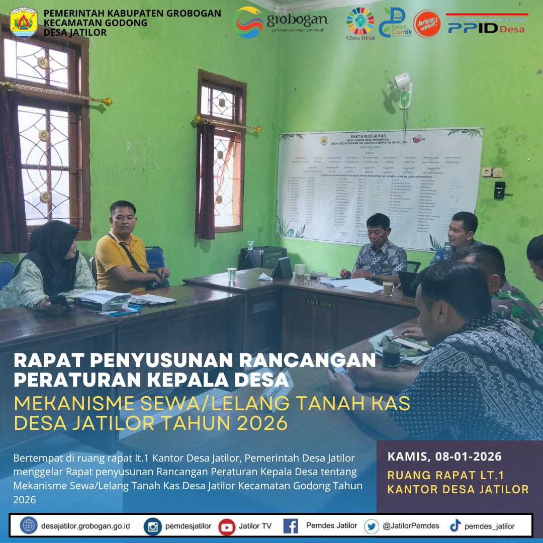 Rapat Tim Penyusun Raperkades Sewa TKD 2026